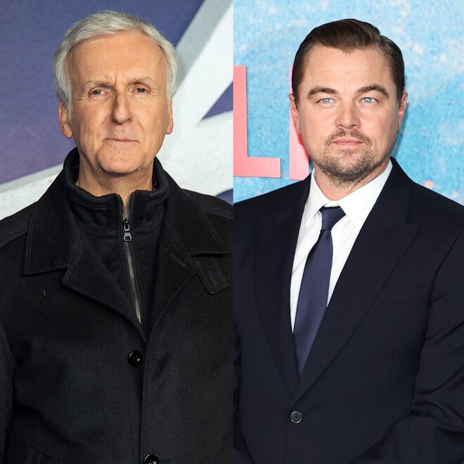 James Cameron and Leonardo DiCaprio